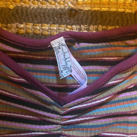 NWOT Small Free People Put A Stripe On It Bodysuit - Picture 4 of 4